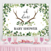 Oh Reh Grün Geschlecht Aufdecken babydusche Hintergrund